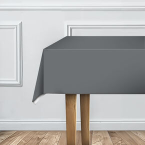 Tischdecke PVC-frei Steel gray